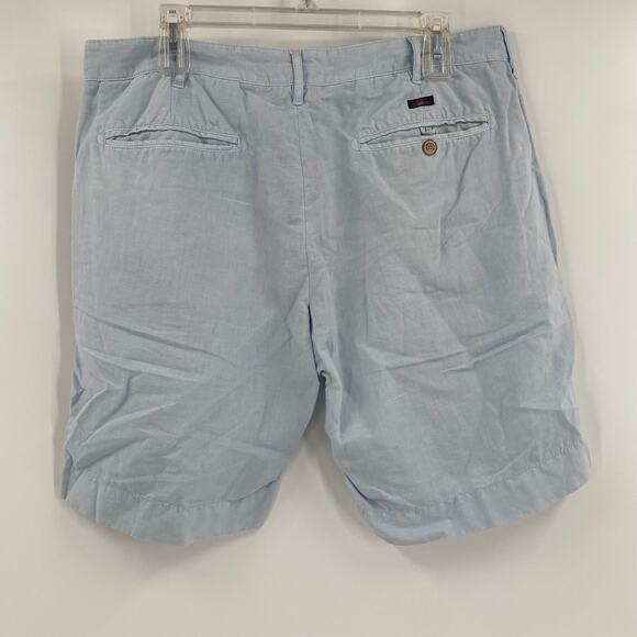 Faherty Mens Sz33 Light Blue Cotton‎ Shorts - Picture 6 of 7